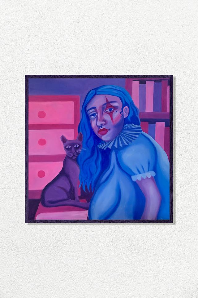 Ari et moi en clown triste