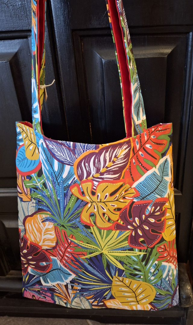 Tote bag Feuilles colorées