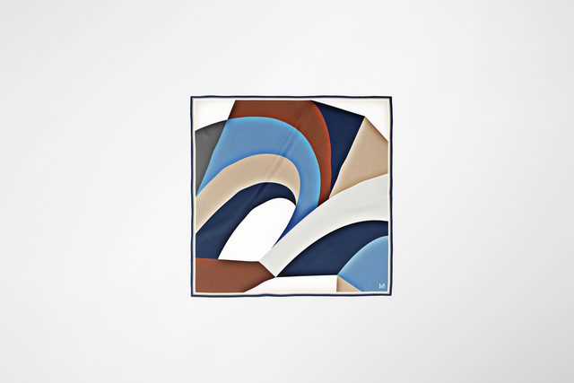 POCHETTE IN SETA "VIA ROMA" - ARTE IN SETA