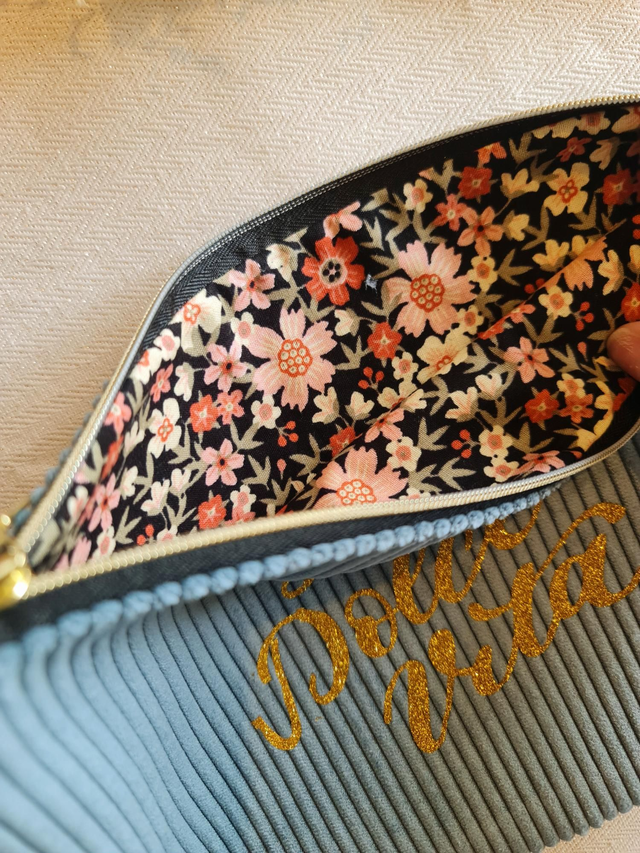 Grande pochette velours dolce vita