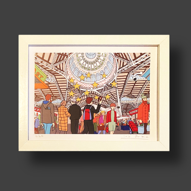 Ilustración Mercado Central de Valencia