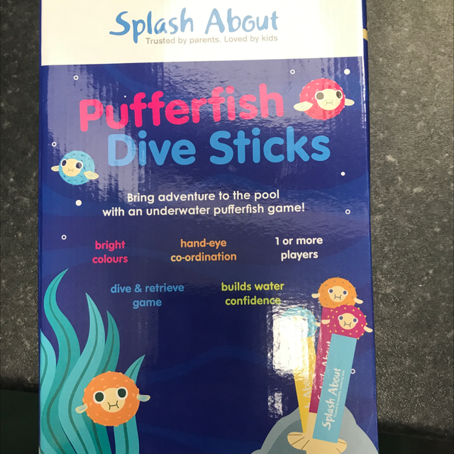 Pufferfish dive sticks