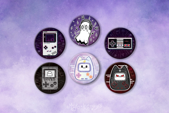 Badge 32mm Gaming Gameboy Nes Undertale