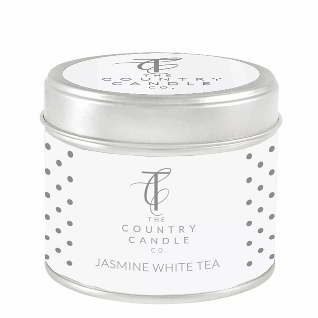 Jasmine White Tea Tin Candle