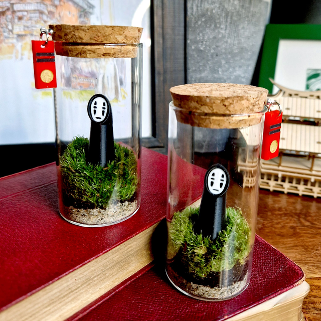 No Face Studio Ghibli Terrarium Bottle