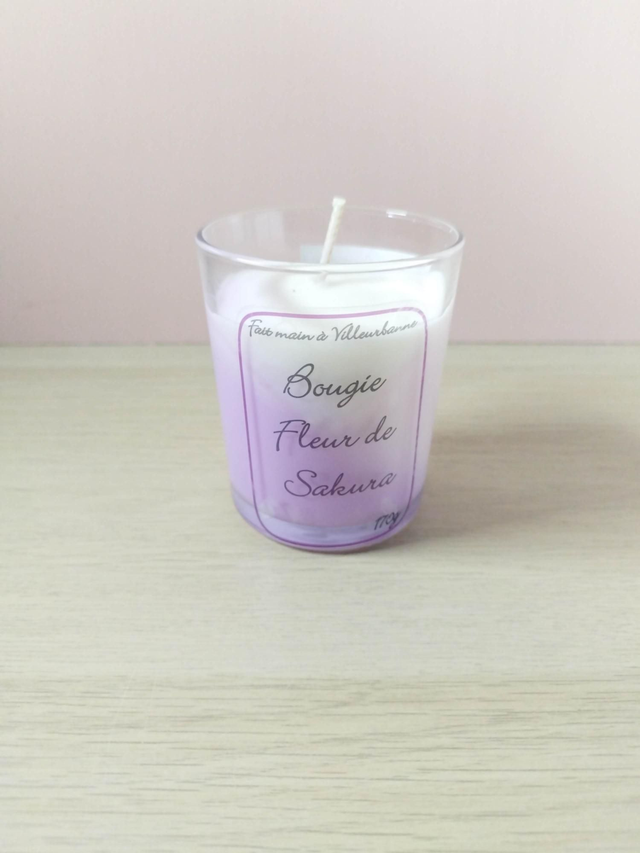 Bougie fleur de Sakura 