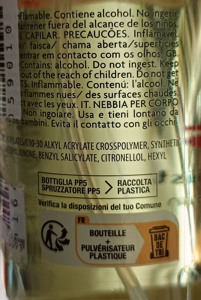 The Fruit Company " Brume scintillante corps et cheveux Summer holidays "