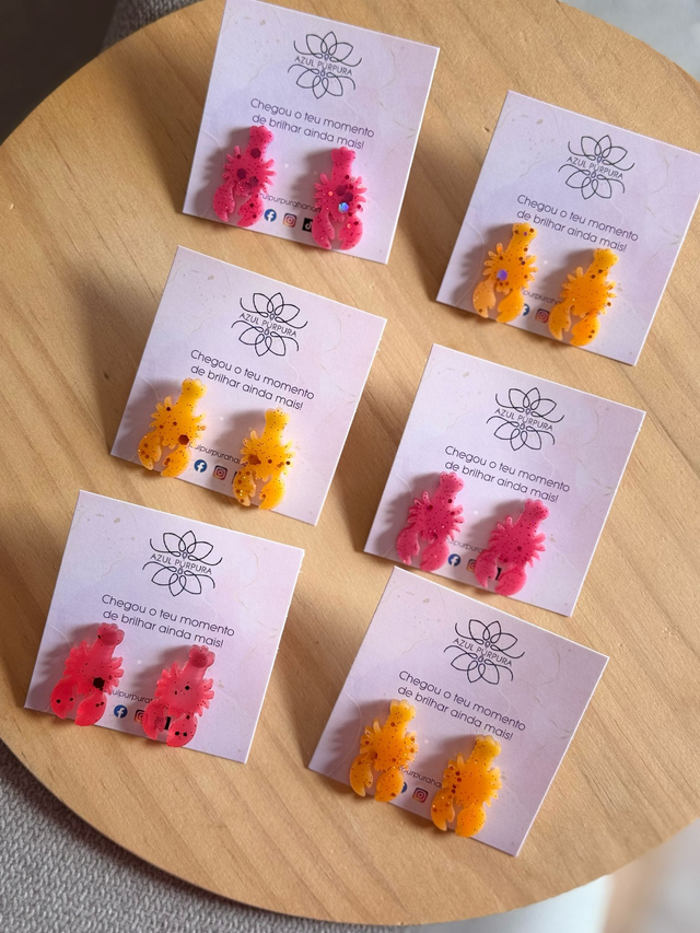 Brincos Lagostas mini