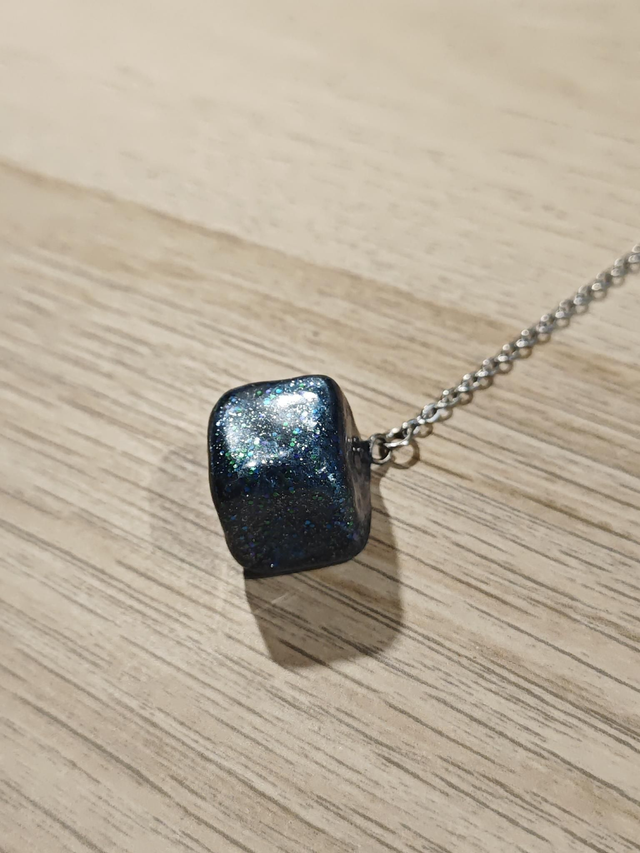 Pendule cube - galaxie