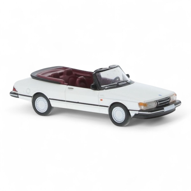 Saab 900 Cabriolet (1986) PCX87 wit 1:87
