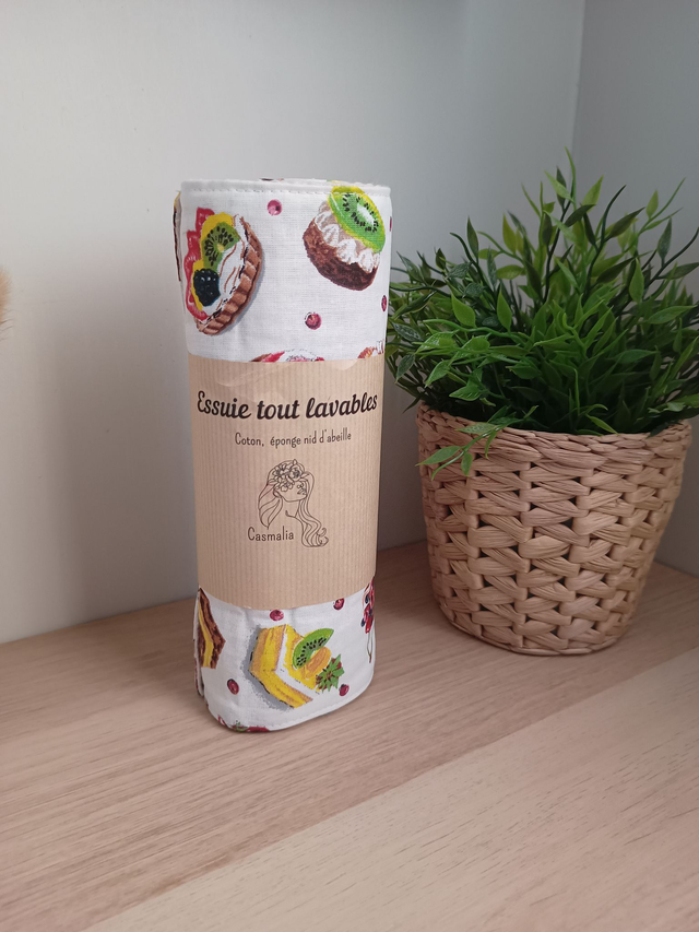 Essuies tout lavables gourmandises
