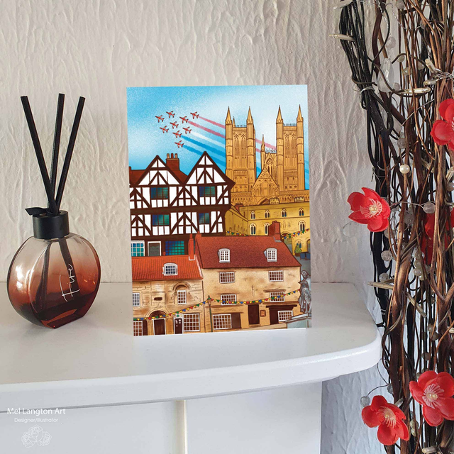 Lincoln City Summer Greeting Card