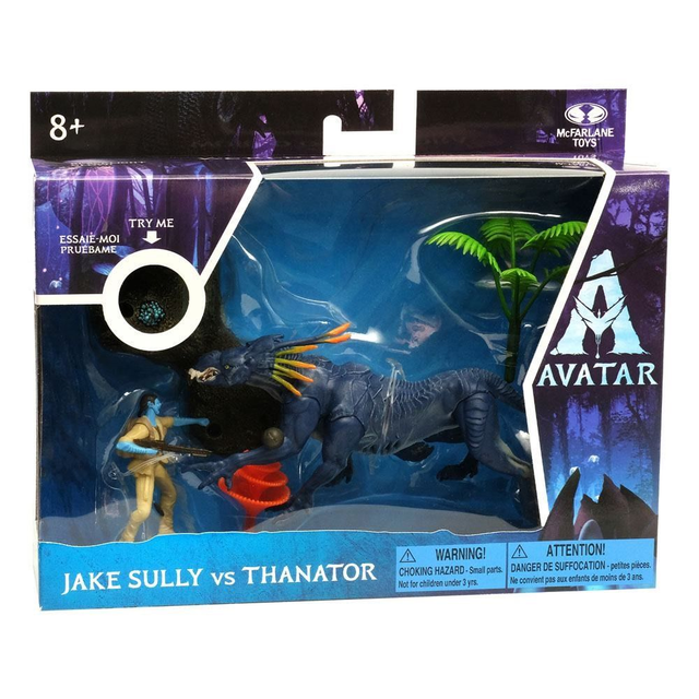 Avatar figurines Deluxe Medium Jake vs Thanator Action figures Avatar