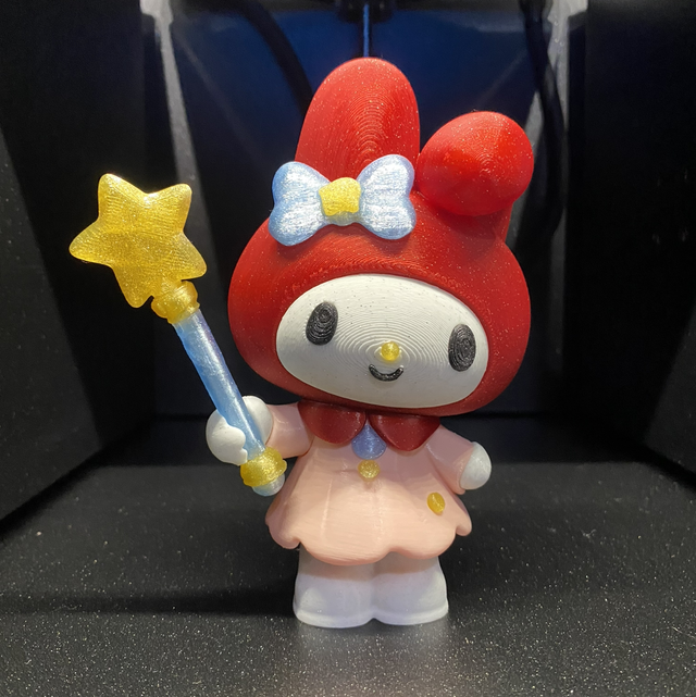 Fanart pla effetto multicolor o glitter