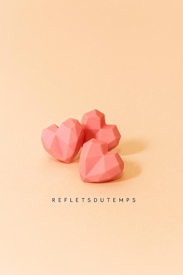 Fondant parfumé coeur 3d