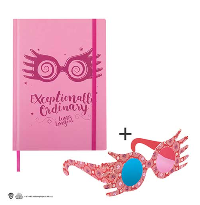 Carnet rigide et marque-page - Luna Lovegood