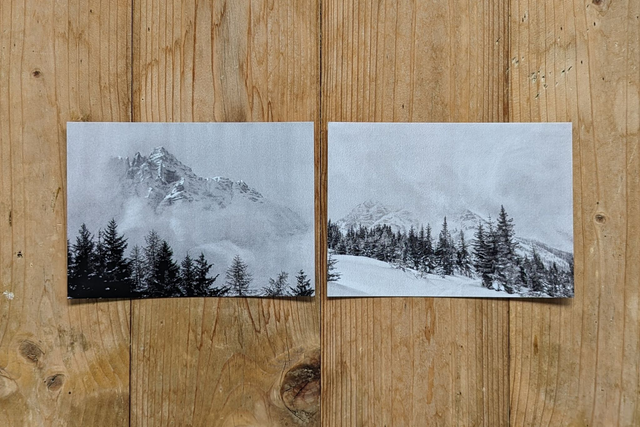 2er Set Postkarten (Serles)