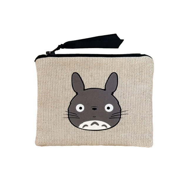 Porte Monnaie Beige inspiration Totoro