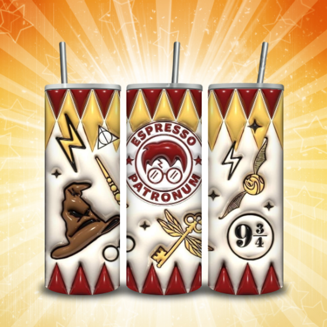 Tumbler Effet 3D Harry Potter