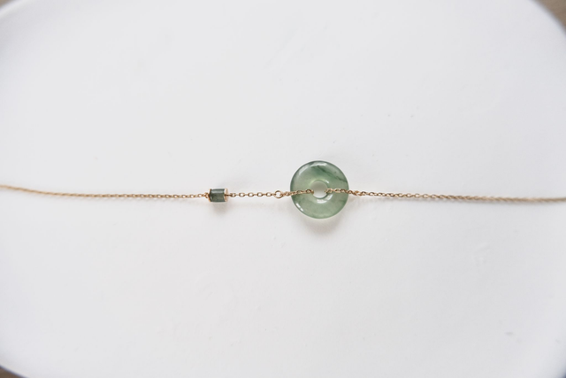 Bracelet &quot;Rayon vert&quot;