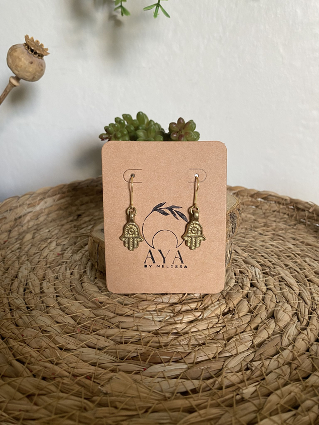 Boucles d&#039;oreilles MAIN FATMA