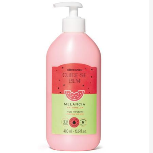 Loção Hidratante Corporal Cuide-se Bem Melancia, 400ml