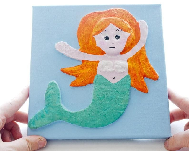 Craft Kit Make Your Own Mermaid 3D Picture