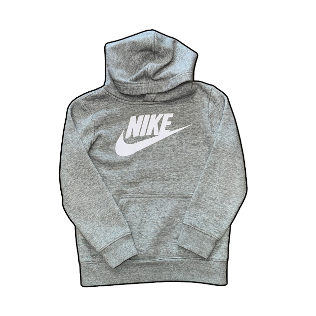 Kids Nike Hoodie Grey - 5/6yrs