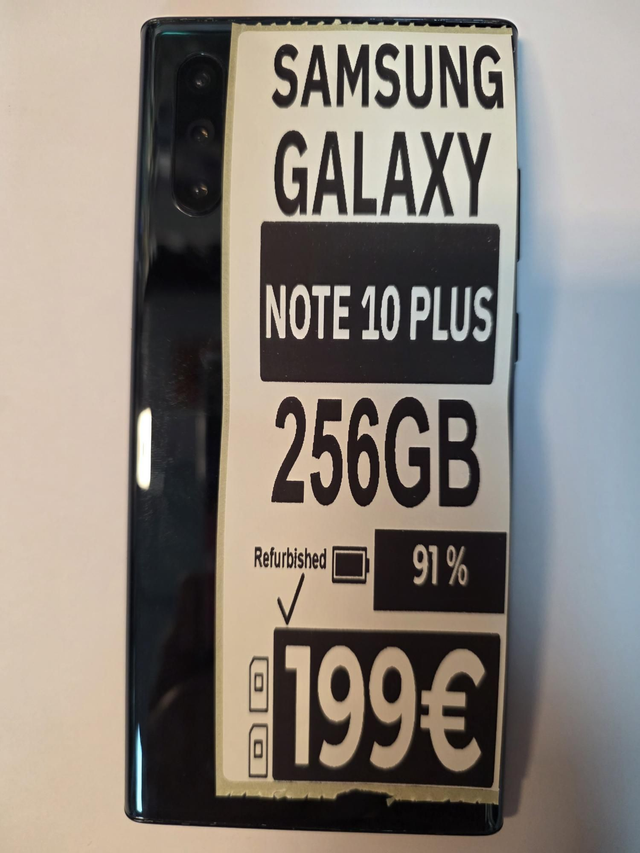 📱 Samsung Galaxy – NOTE 10 PLUS – 256GB – Schwarz