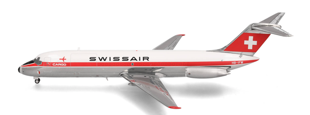 Douglas DC-9-30F Payern Swissair Herpa 1:200