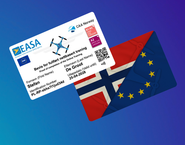 Drone Pas Noorwegen Met NFC Maak Bij Opties Een Keuze Uit Welke Variant Je Wenst Te Bestellen !