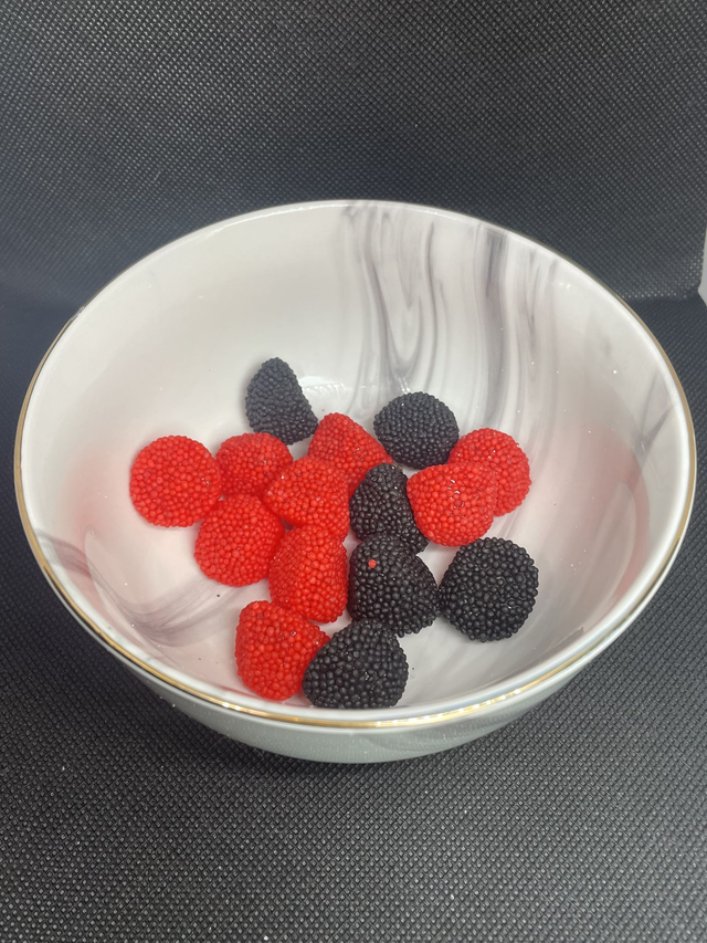 Mûre noir et rouge 