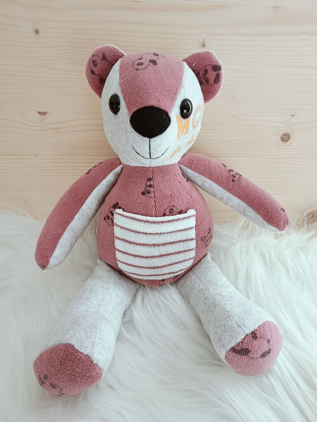 Peluche souvenir Ours, Lapin, Chat 