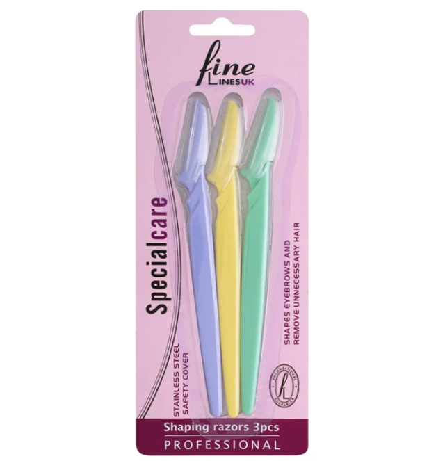 Fine Lines Eyebrow Razor Pack of 3 (623-00)