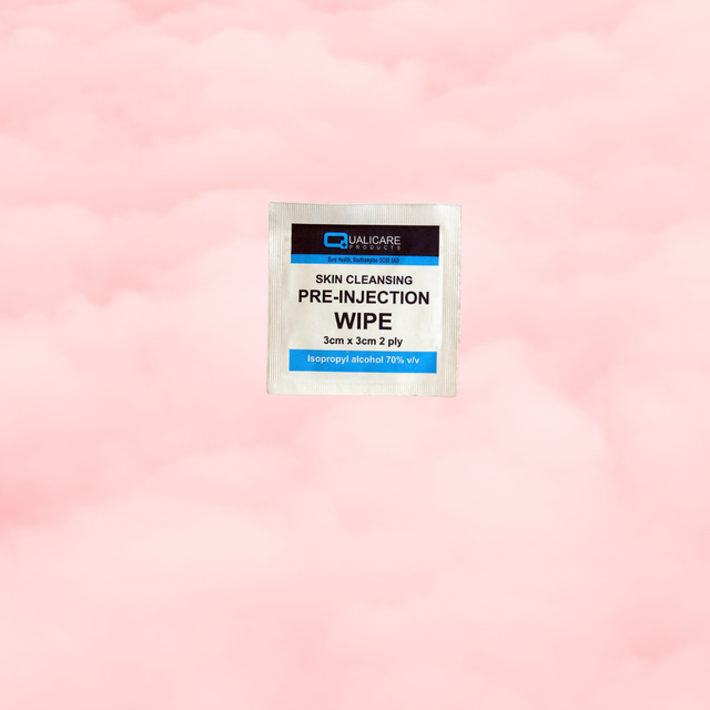 Pre-injection wipes (Box of 100)