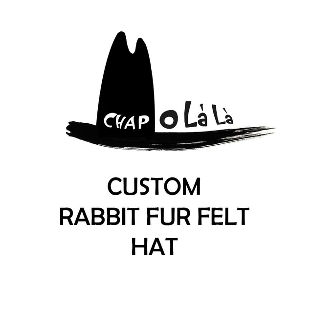 CUSTOM RABBIT FUR FELT HAT