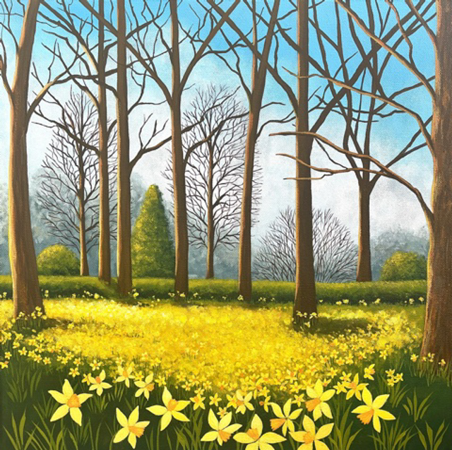 Springtime at Kingston Lacy. PRINT
