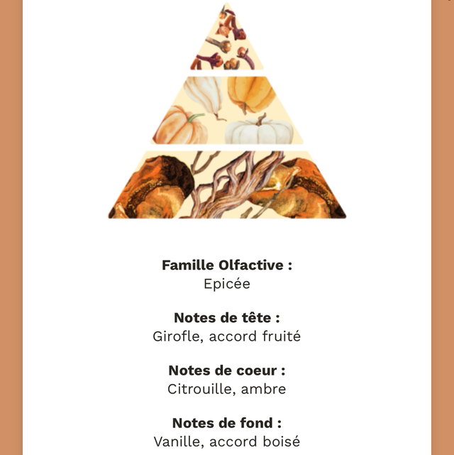 Bougie Coco - Décor Automnal