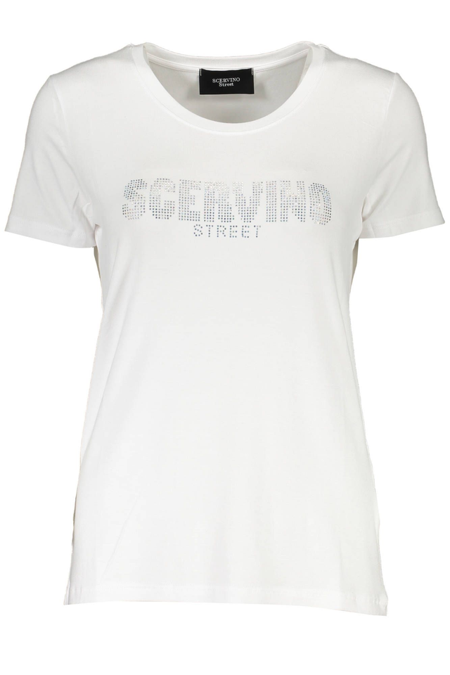 SCERVINO STREET T-SHIRT MANICHE CORTE DONNA BIANCO