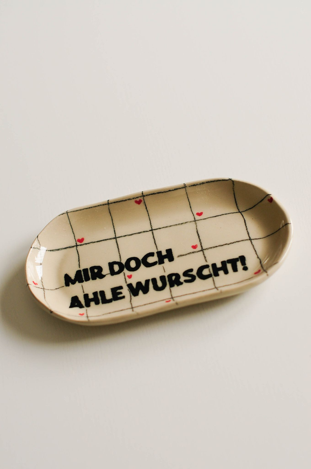 Mir doch AHLE WURSCHT-Platte