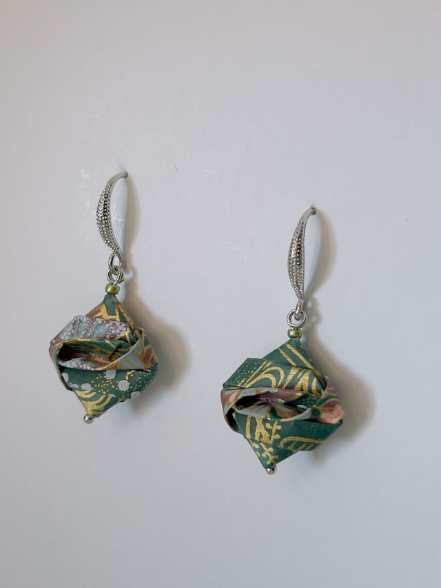 Boucles d'oreilles Origami Calen