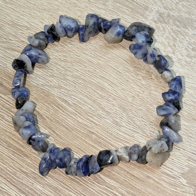 Bracelet "Sodalite" baroque BR-216