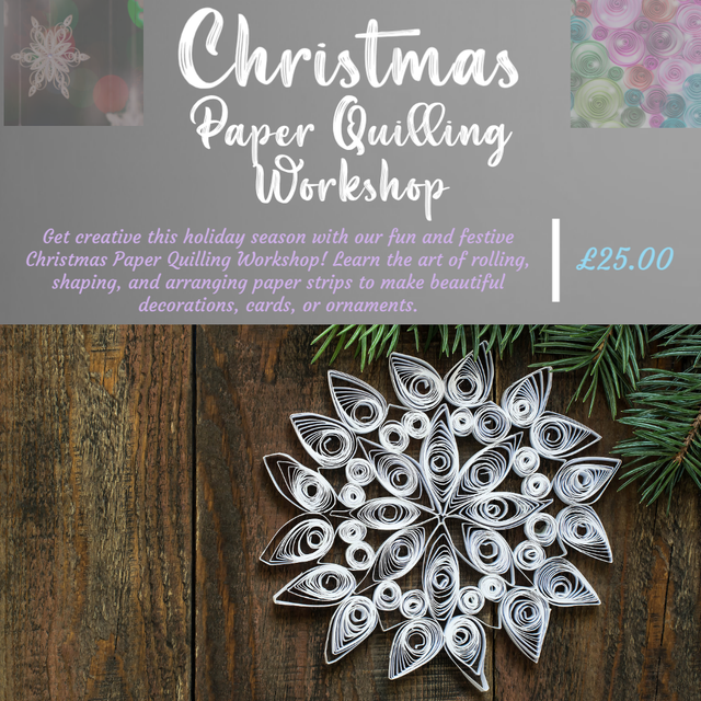 Christmas Paper Quilling Workshop
