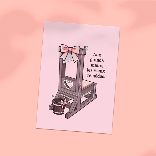 Carte postale A6 LES VIEUX REMÈDES