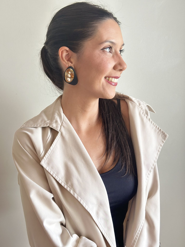 Polymer Clay Earrings ~ Eternal