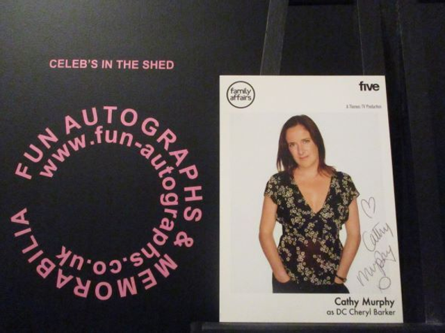 Cathy Murphy (DC Cheryl Barker) Authentic Autographed Family Affairs 6x4 Cast Card
