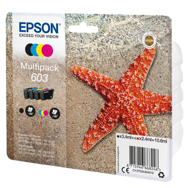 603 PACK EPSON  ORIGINALE ETOILE DE MER