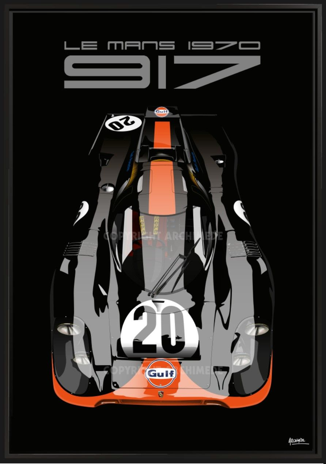 Porsche 917 Gulf - Gloss Black - Very limited edition!