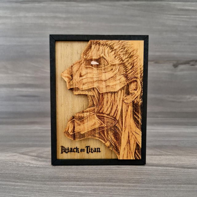 Mini Cuadro Ataque a los Titanes; Titán Colosal 