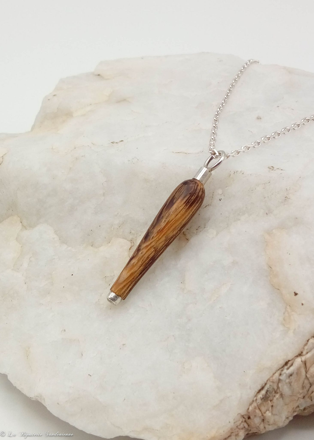 Bois de serpent - argent et oxyde de zirconium.